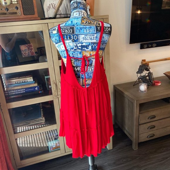 SHEIN Red Summer dress size Large - Picture 3 of 4